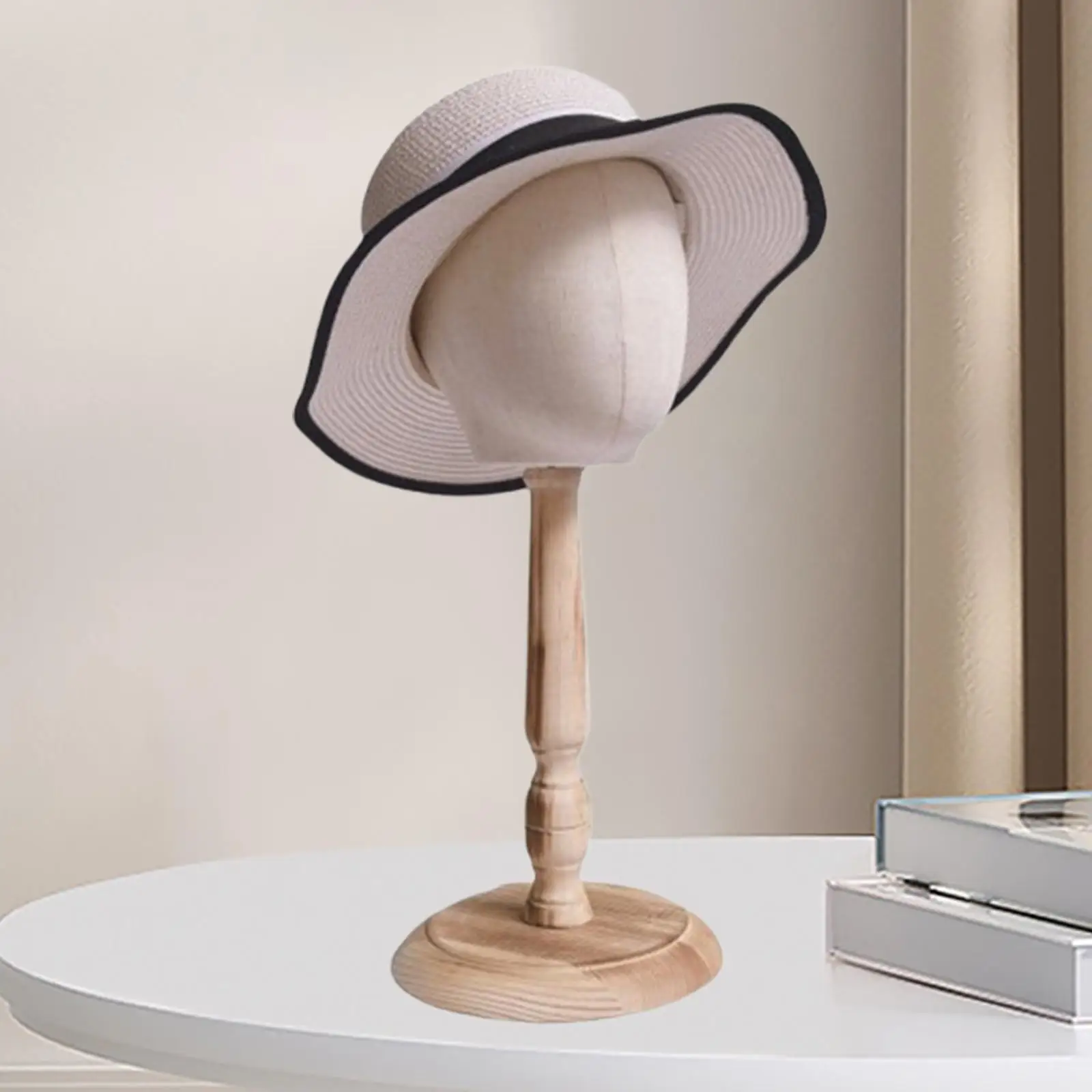 

Mannequin Head Model Portable Hat Display Head for Scarf Headphones Glasses