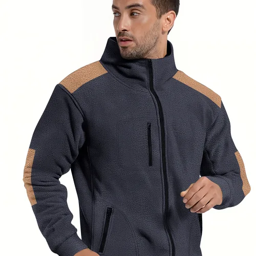 크로스 보더 용수철 및 가을 인기 신제품, 남성용 레저 스포츠, 긴 소매, 젊은 남성 지퍼 슬림 재킷 탑 