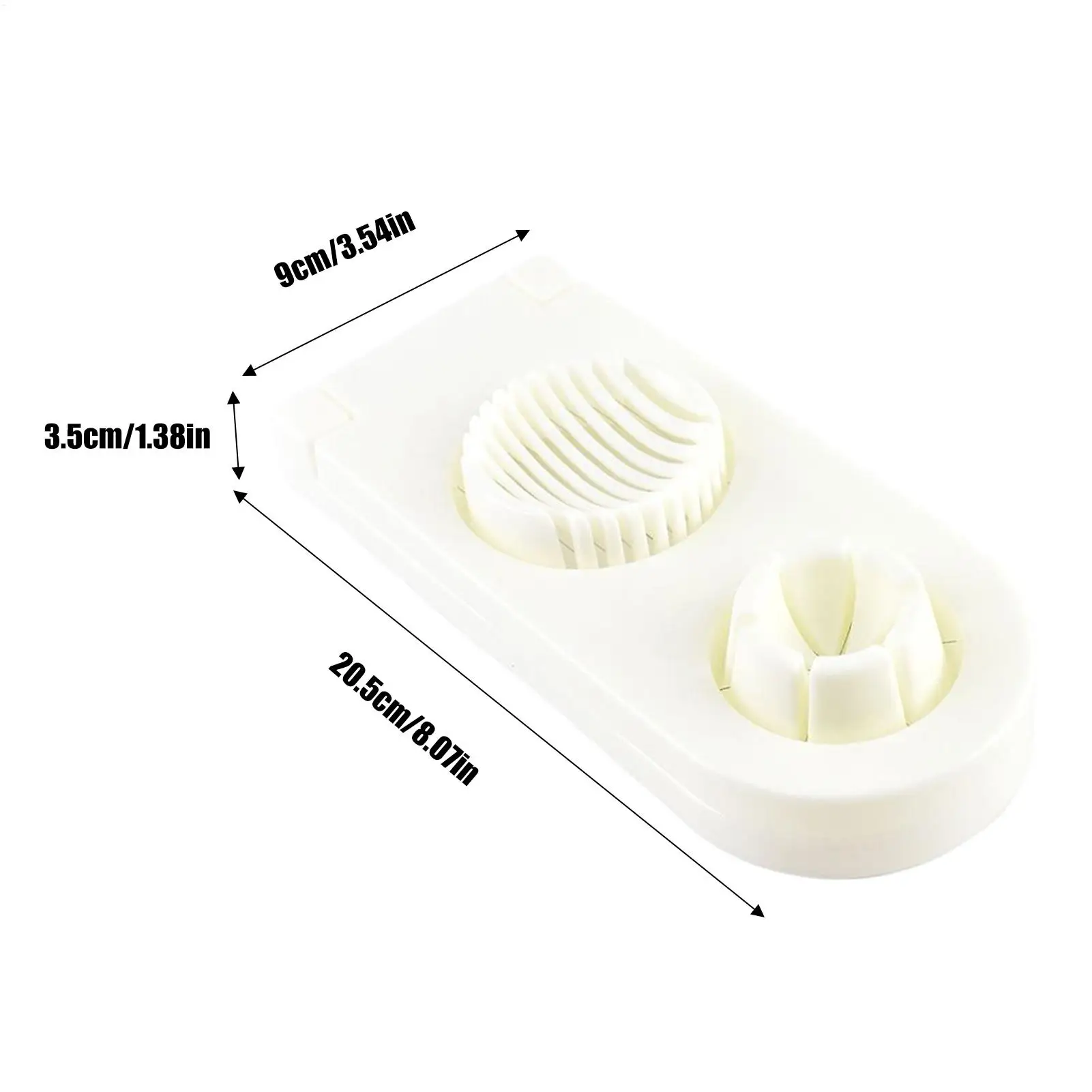Egg Cutter Stainless Steel Wire Egg Chopper Cutting Tool 2 In 1 Chopper Kitchen Gadgets For Fruit Tomato Banana Strawberry - view 6