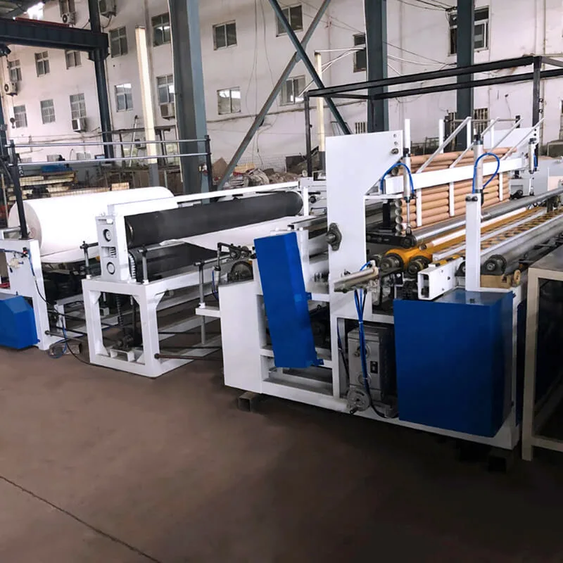 Toilet Paper Rewinder, Paper Rolling Equipment, Fully Automatic Embossing And Cutting Machine