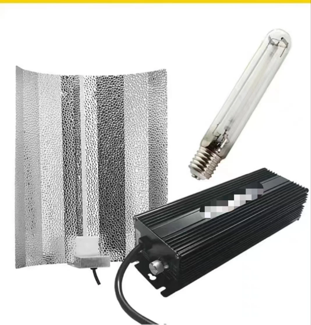 

Three piece set of HPS-600W electronic ballasts suitable for supplementary lighting, high light efficiency sodium lamps, and pla