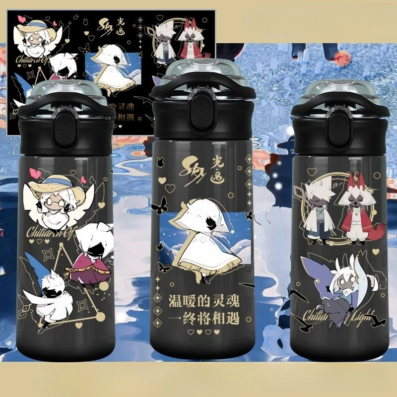 Sky: Children of Light Owl Daleth Insulated Creative High-Value Large Capacity Portable Stainless Steel Outdoor Sports Straw Cup