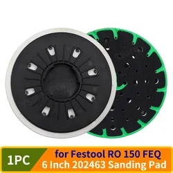 Almohadilla de lijado de repuesto para lijadora Festool RO 202463 FEQ, almohadilla de lijado para Festool ST-STF D150/MJ2-FX-SW, 6 pulgadas, 150 RO 150, 1 unidad