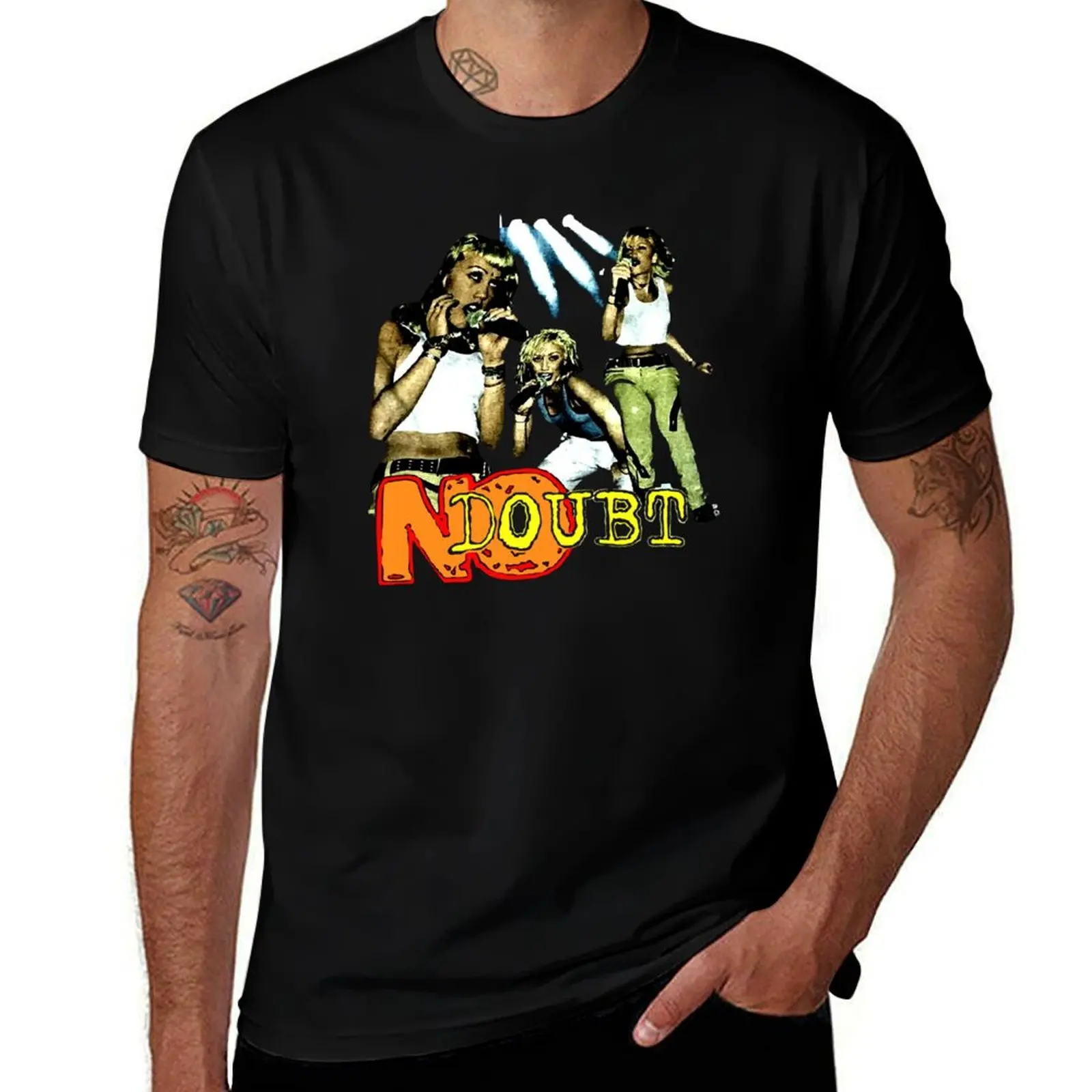 No Doubt Rock Band Funny Gwen Art Stefani T-Shirt Lightweight Basic Short Sleeve Shirt T-Shirt