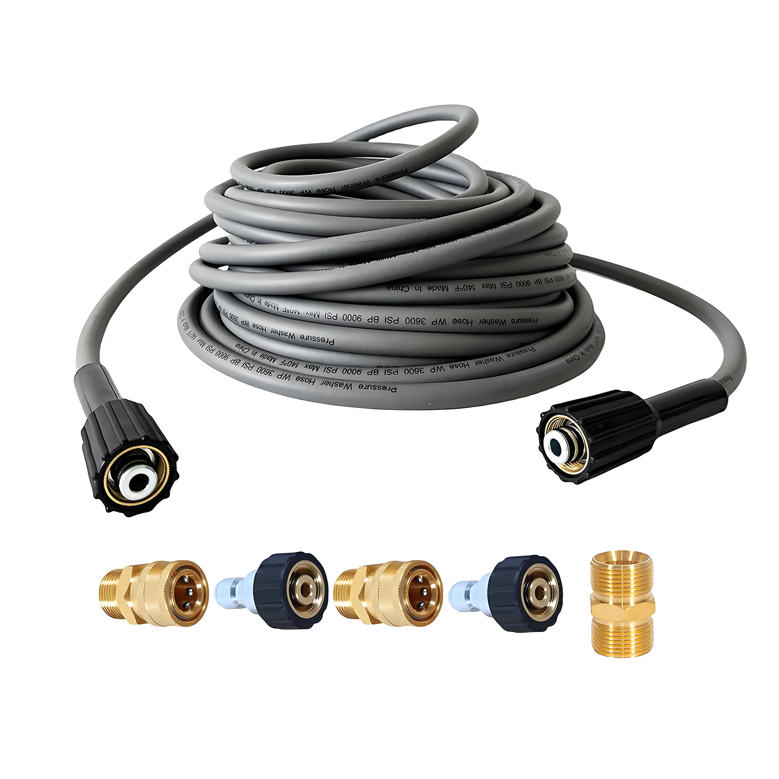 

High pressure cleaning hose Durable High-Pressure Cleaning Hose with M22-14 Connectors 3/8 Set Available in 0.5m to 50m Lengths