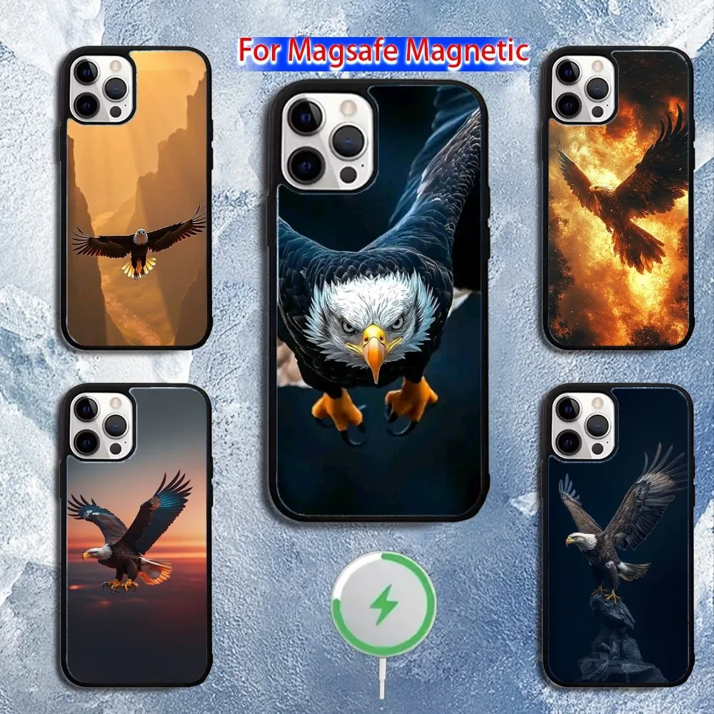 

Fierce eagle Phone Case For iPhone 16,15,14,13,12,11,Pro,Max,Plus,Mini,Magsafe,Magnetic Wireless Charging Case