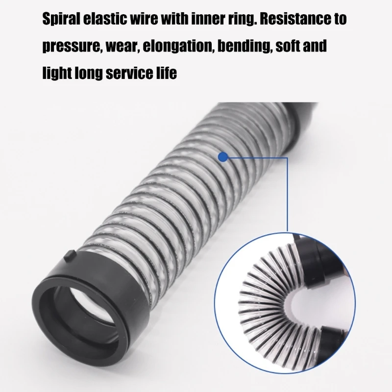 2Pcs Halberd Brush Head Hose Flexible Pipe Floor Washing Machine Hose Spare Parts Sweeper Cleaner Accessories A0NC