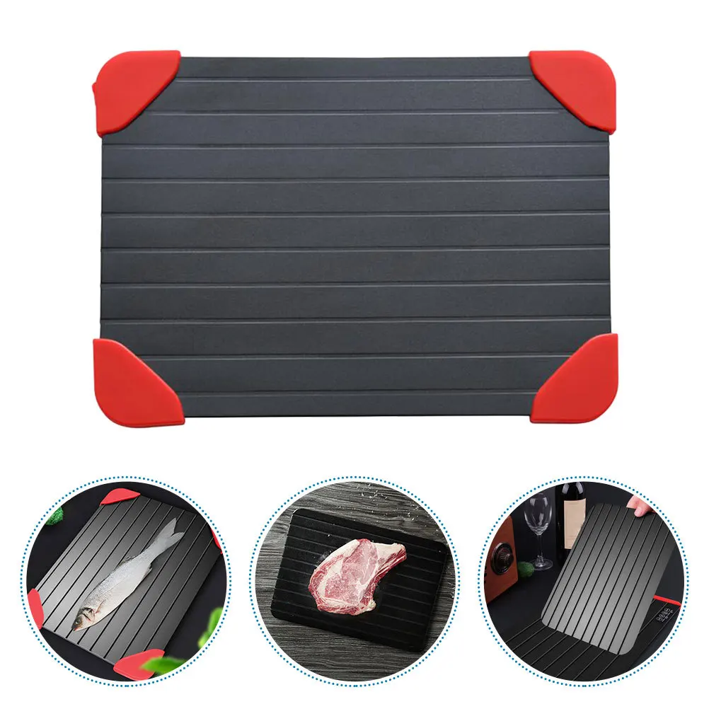 

1Pcs Defrost Board Thick Material Fast Defrosting Tray Steak Chicken Pork Kitchen Defrosting Mat Defrost Tray Kitchen Supply