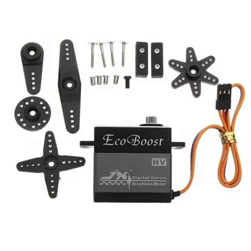 JX Servo BLS6534HV 33KG Бесщеточный цифровой сервопривод с металлической шестерней, большой крутящий момент 6 В-7,4 В для моделей радиоуправляемых автомобилей и двигателей вертолета