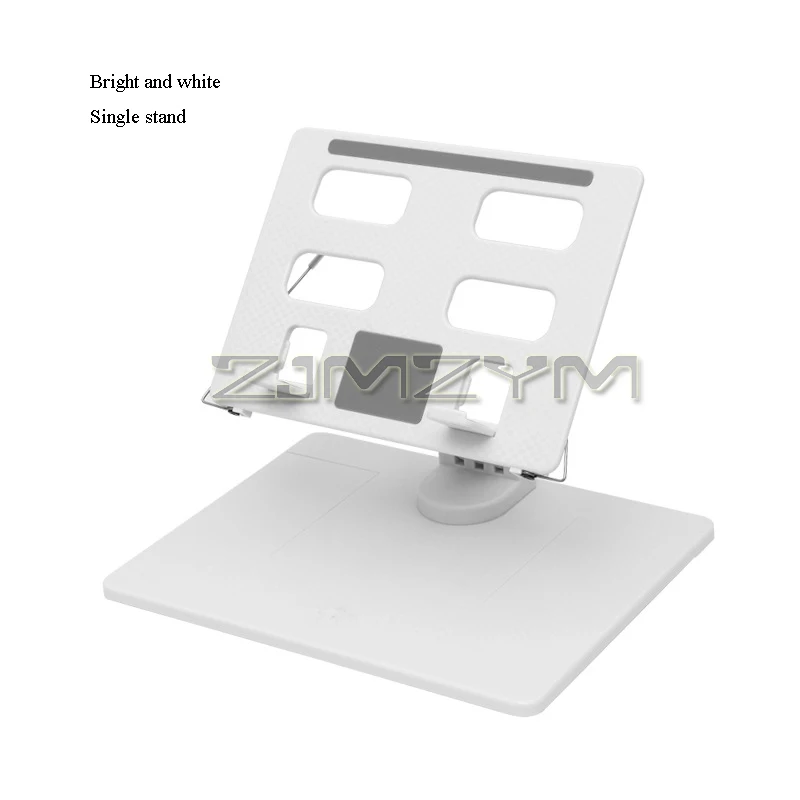 Tablet Folding Stand 360°Rotating Base Non-slip Hollow Out Desktop Laptop Holder Aluminum Cooling Bracket For Macbook Tablet