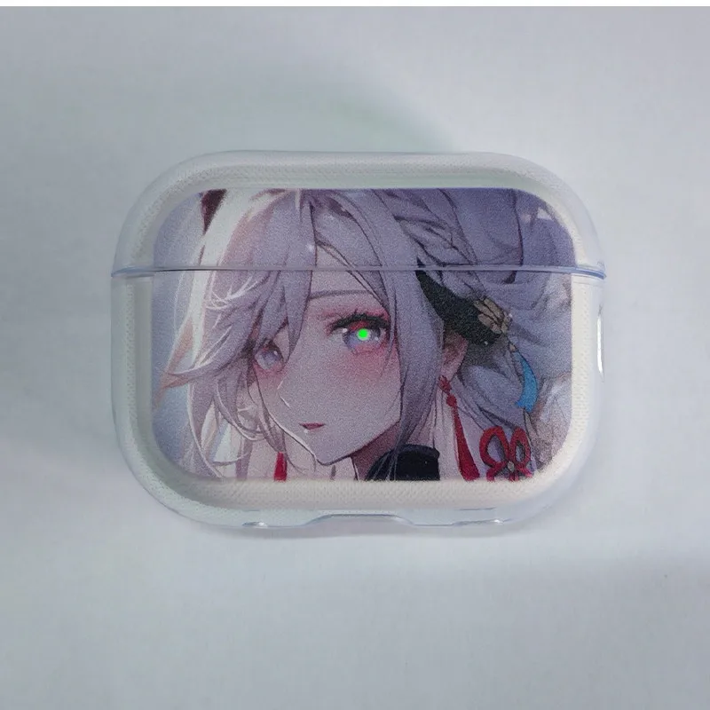 Cute Game Character Bluetooth Earphone Case for AirPods Pro Pro2/3 Gen Air Pods 4/3/2/1 Silicone Clear Cover Accessories General