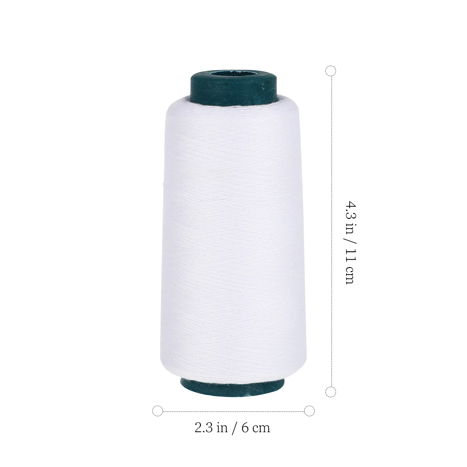 

3000 Yards High Strength Cotton Sewing Thread Bleached White For Garments Curtains Home Textiles Sewing Machine Craft Project