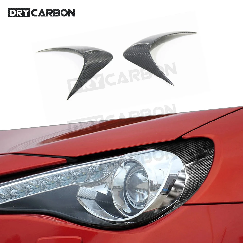 

For Toyota GT86 FT86 For Subaru BRZ 2012-2016 Front Lamp Eyelids HeadLight Carbon Fiber Exterior Trim Cover Stickers