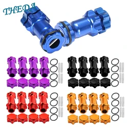 Metalli 17mm ruota esagonale 30mm più lungo migliorato montaggio adattatore copertura Hub per 1/8 HSP scala Monster Truck Truggy RC pezzi di ricambio