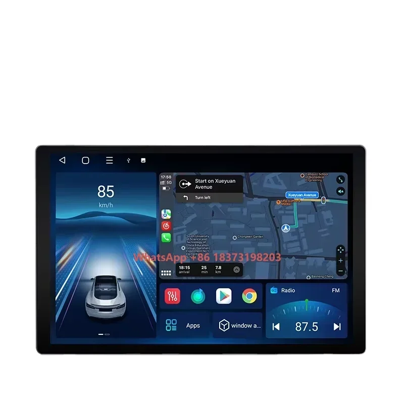 Fujing Hang Dingwei TS10 13Inch 8+256 Carplay Car Navigation Device 4G Wireless with Android Stereo Function Cross-Border