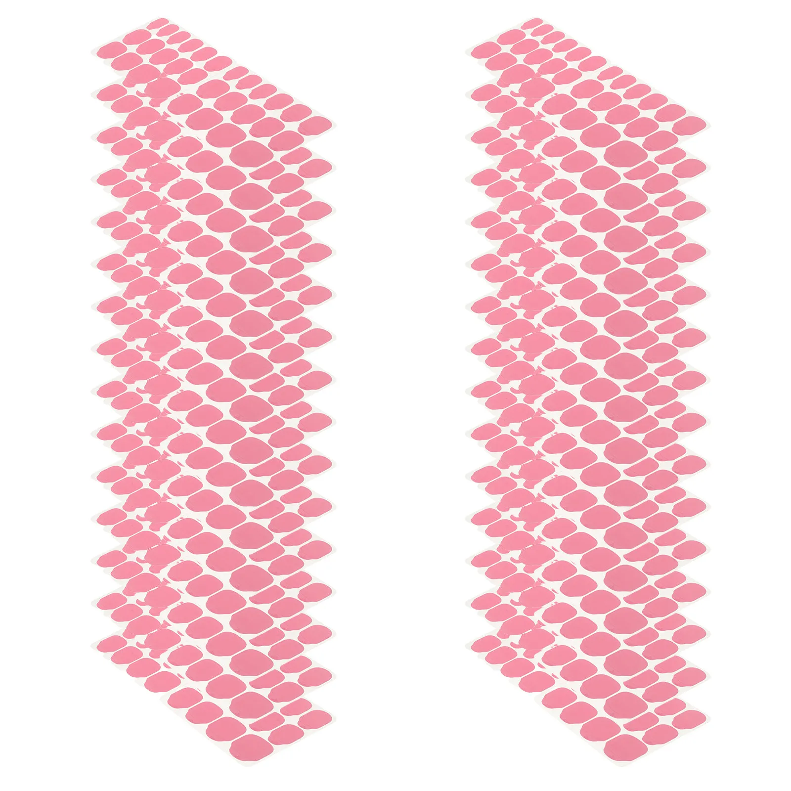 30 Sheets Jelly Nail Stickers Long Nail Sticky Tabs Waterproof Ultra Thin Adhesive Breathable Press on Nails Removable Glue Tabs