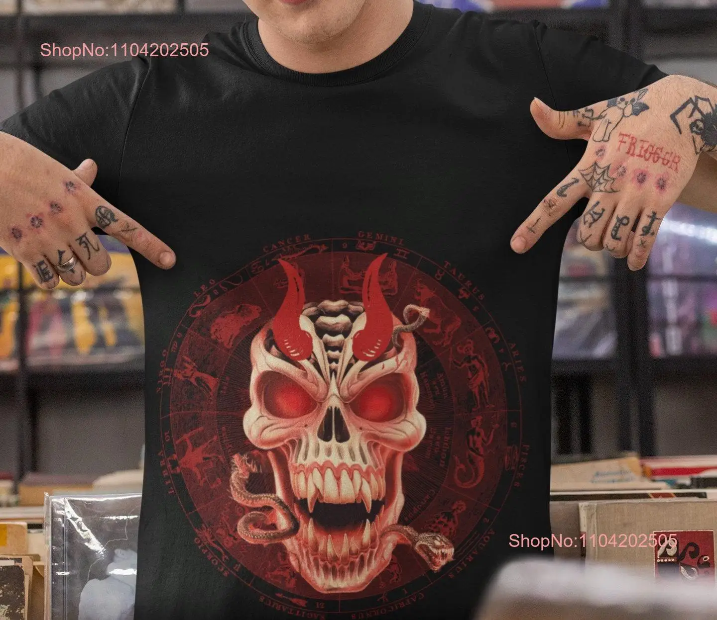 Softstyle T Shirt red demon DTG with Unique Design attractive printing technique for buyers looking original gifts