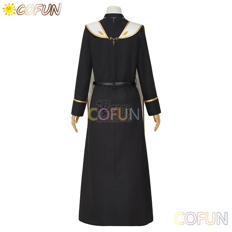 COFUN Vtuber Nijisanji Kanae Costume Cosplay Costume da prete Abiti di Halloween Uomo Donna Nuovo vestito uniforme