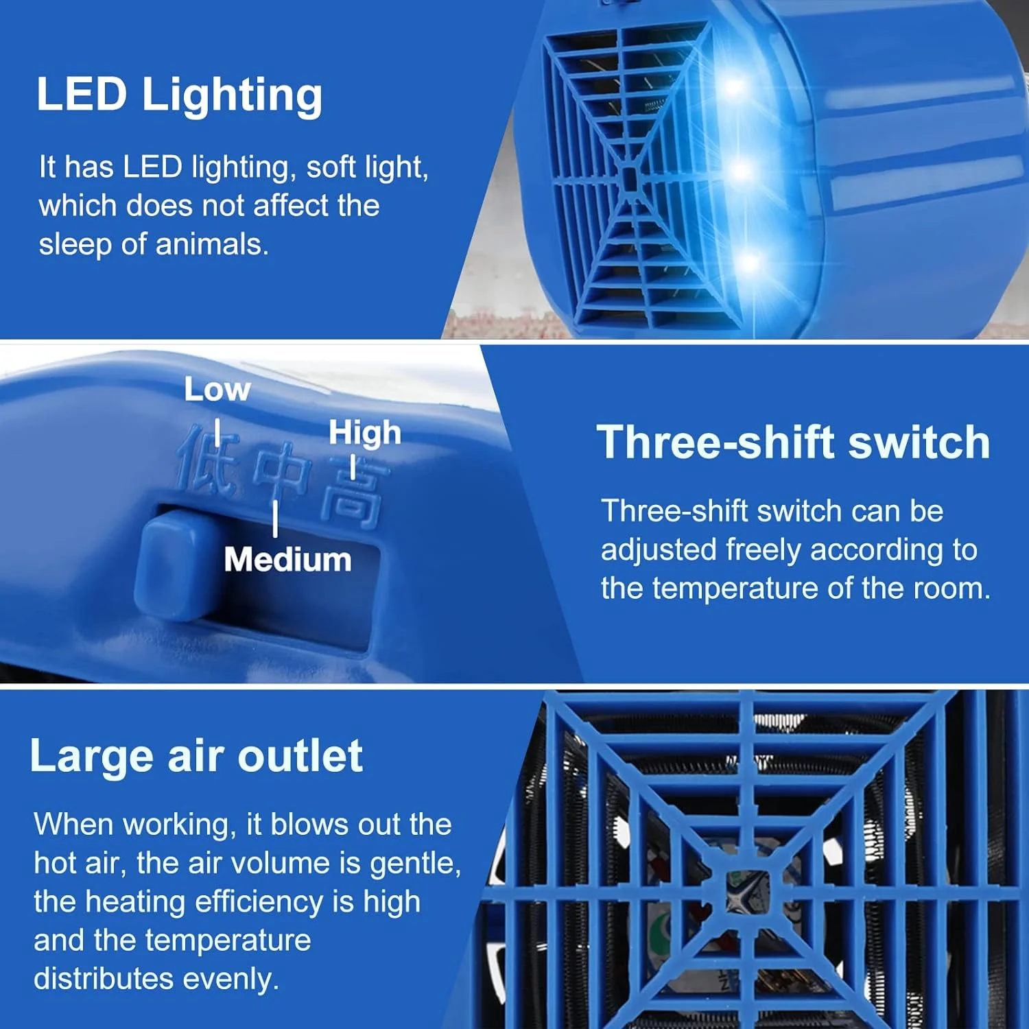 Chicken Heating Lamp Farm Tool 100-300w Pet Animal Warm Light Piglet Duck Bird Keeping Warm Bulb With Temperature Controller