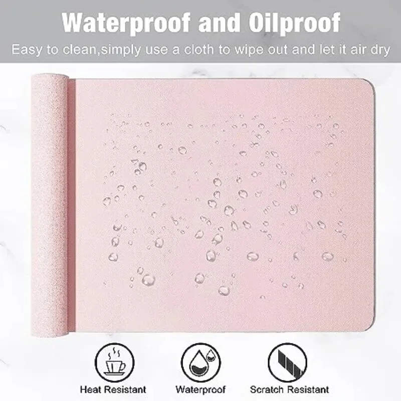 1pcs 80x40cm Foldable Waterproof Desktop Protection Pad Extended Mouse Pad Art Desk Pad Studio Desk Pad Anti Slip Writing Pad