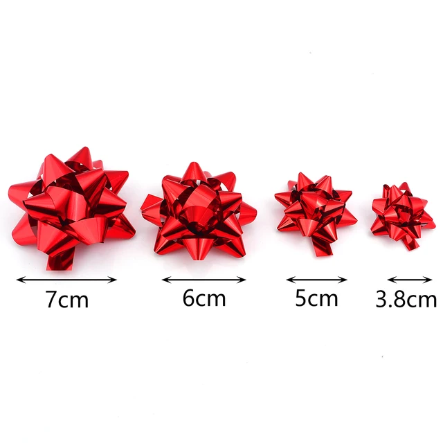 60 Nœuds Auto-Adhésifs Pour Cadeaux - 5 Cm - Multicolores - Décorations De Fête Anniversaire Mariage