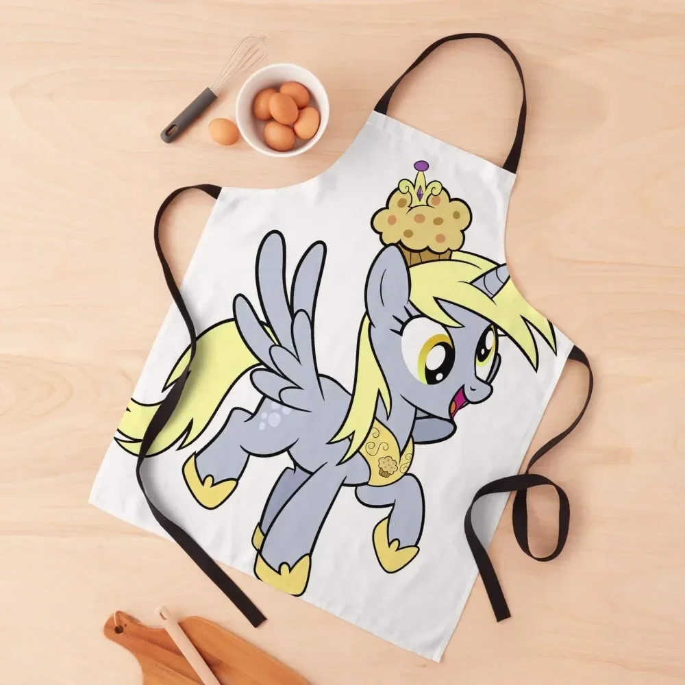 

Derpy the Muffin Queen Tshirt Apron kitchen and home For Kitchen Professional Barber Apron