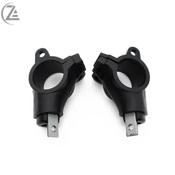 ACZ Motorcycle Front Turn Signal Foot Lamp Holder Light Code Bracket Light Glue Pair for Honda CA250 Closed Son