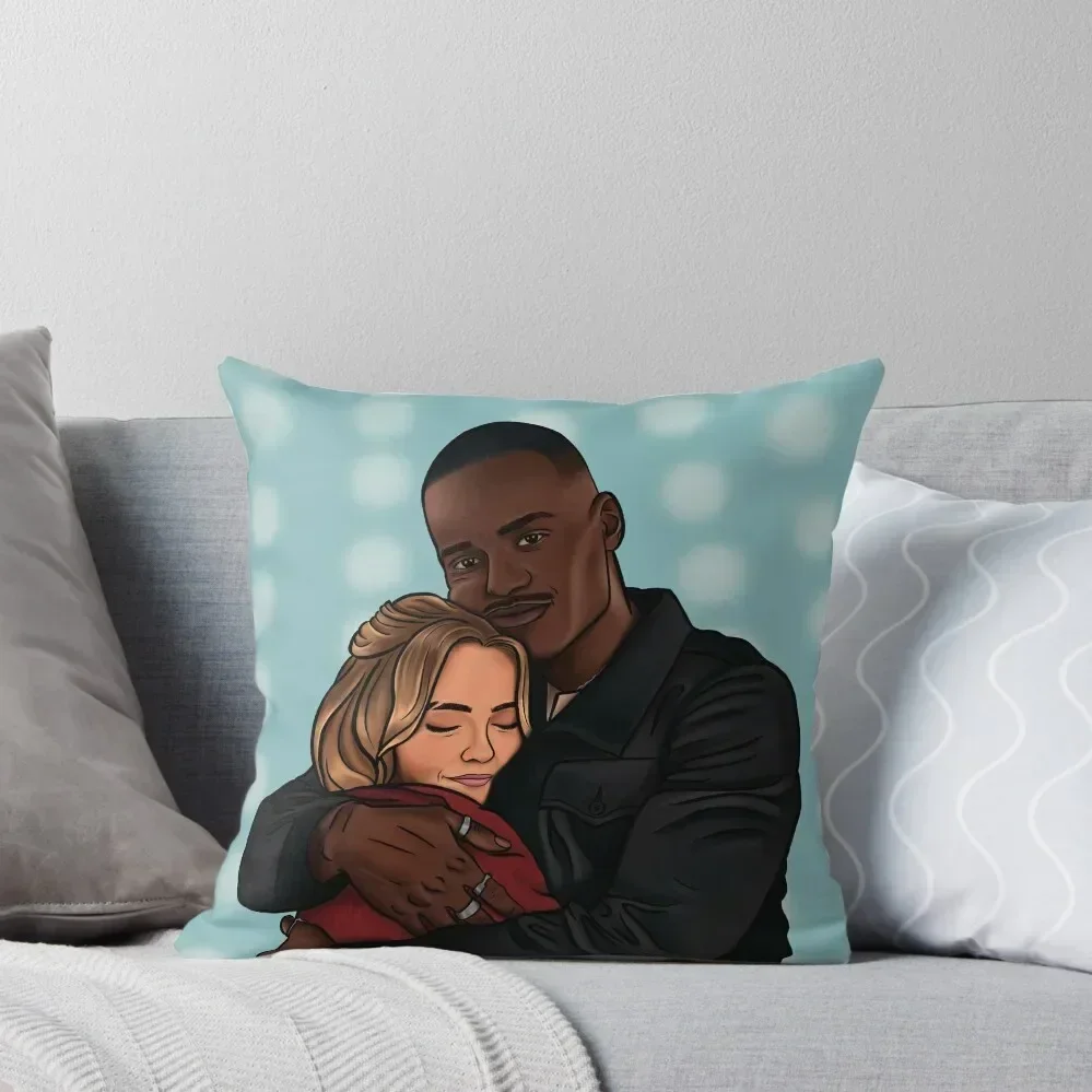 

Hugs (Fifteen & Ruby) Throw Pillow Cushions For Sofa Anime ornamental pillows for living room Christmas Pillowcase pillow