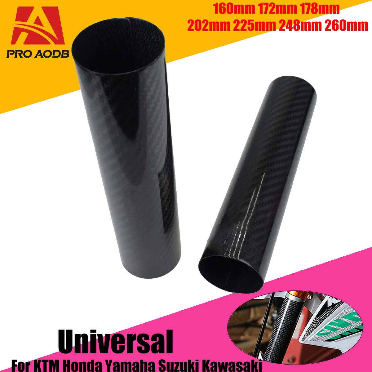 

Motorcycle Fork Wraps Carbon Fiber Protectors For Honda CRF 250R 450R 250L 250M 250X 450X XR250 SXF EXCF YZF KXF RMZ Dirt Bike