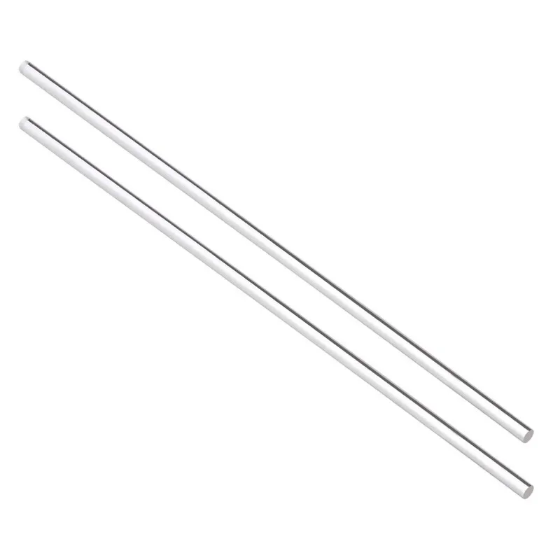 Naxilai Acrylic Round Rod,Clear,0.2 Inch Diameter 10inch(250mm) Length,Solid Plastic PMMA Bar Stick 2pcs