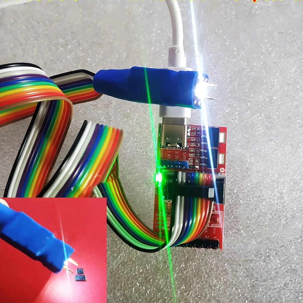 Best Price MSOP8 Microchip Probe TVSP8 Patch Dense Pin Burning Spring Thimble Automotive Car 8 Pin 0.65mm Pitch for Digiprog