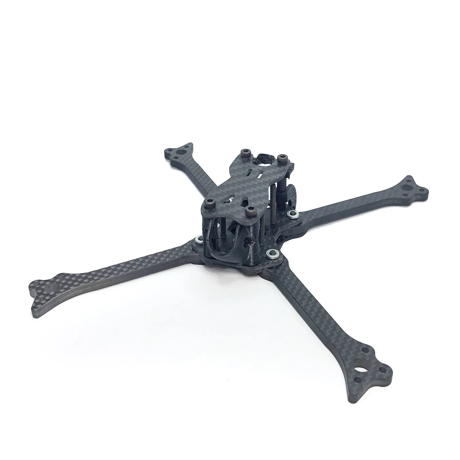 533 200mm 5inch Carbon Fiber X-type Split Frame Kit with 5mm Arms for five33 FPV RC Quadcopter Drone