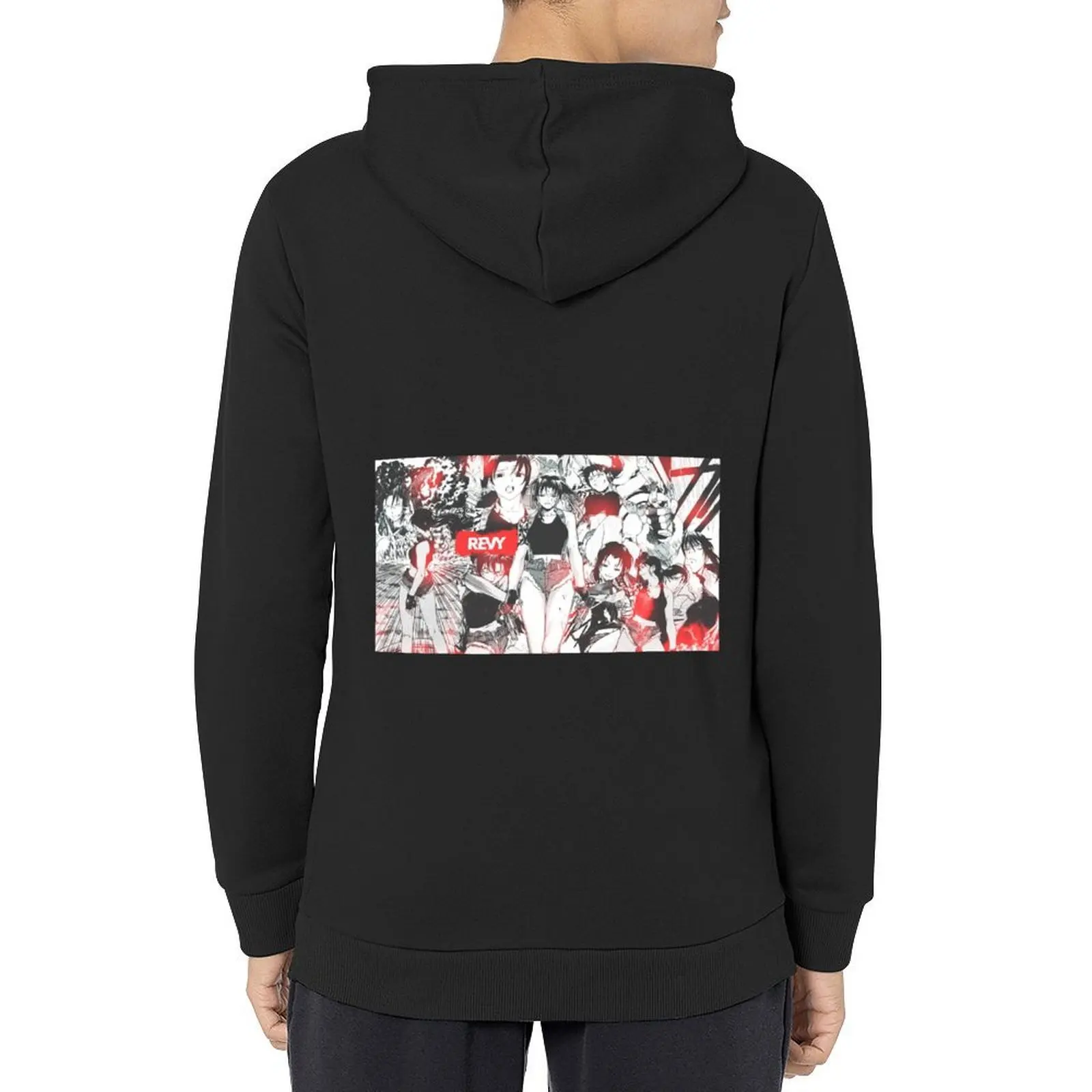 

Empower like Revy: Get the ultimate Black Lagoon two-hand gun woman sexy manga beauty apparel Hoodie mens clothing tracksuits