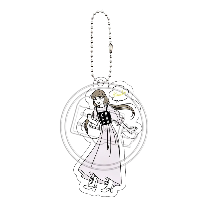 LoveLive Acrylic Keychain Kawaii Arashi Chisato Superstar Hanazono Sumire Leisure Walk Suit Backpack Pendant Ornaments Gift view 2