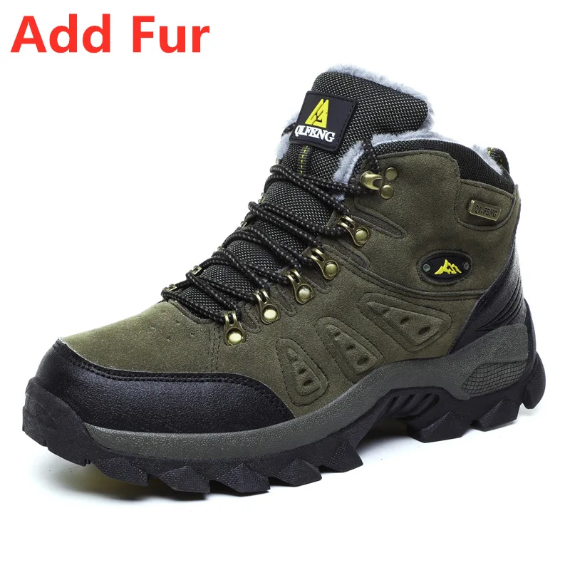 

Large Size 36-48 Winter Men & Women Snow Boots Warm Antiskid Fashion Hiking Shoes