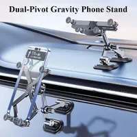 Eary Car Phone Holder Stand Mount Dashboard Arch Bridge Stable Base Angle Adjustable Universal for 4.7-7.2 inch iPhone Samsung