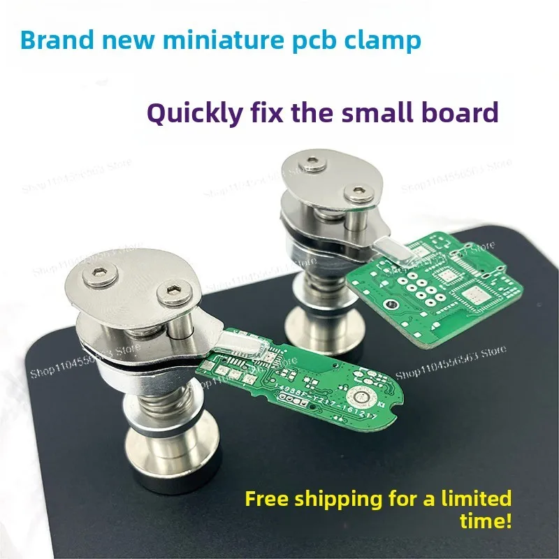 

Mini PCB Holder Precision Circuit Board Fixing Clip For Electronic Production Maintenance Radio Mainboard Component Clamp