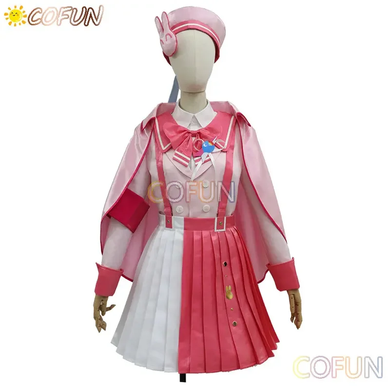 Game Vtuber Nijisanji YouTuber Tsukino Mito / Higuchi Kaede Cosplay Costume Uniform Halloween Party Outfit Women