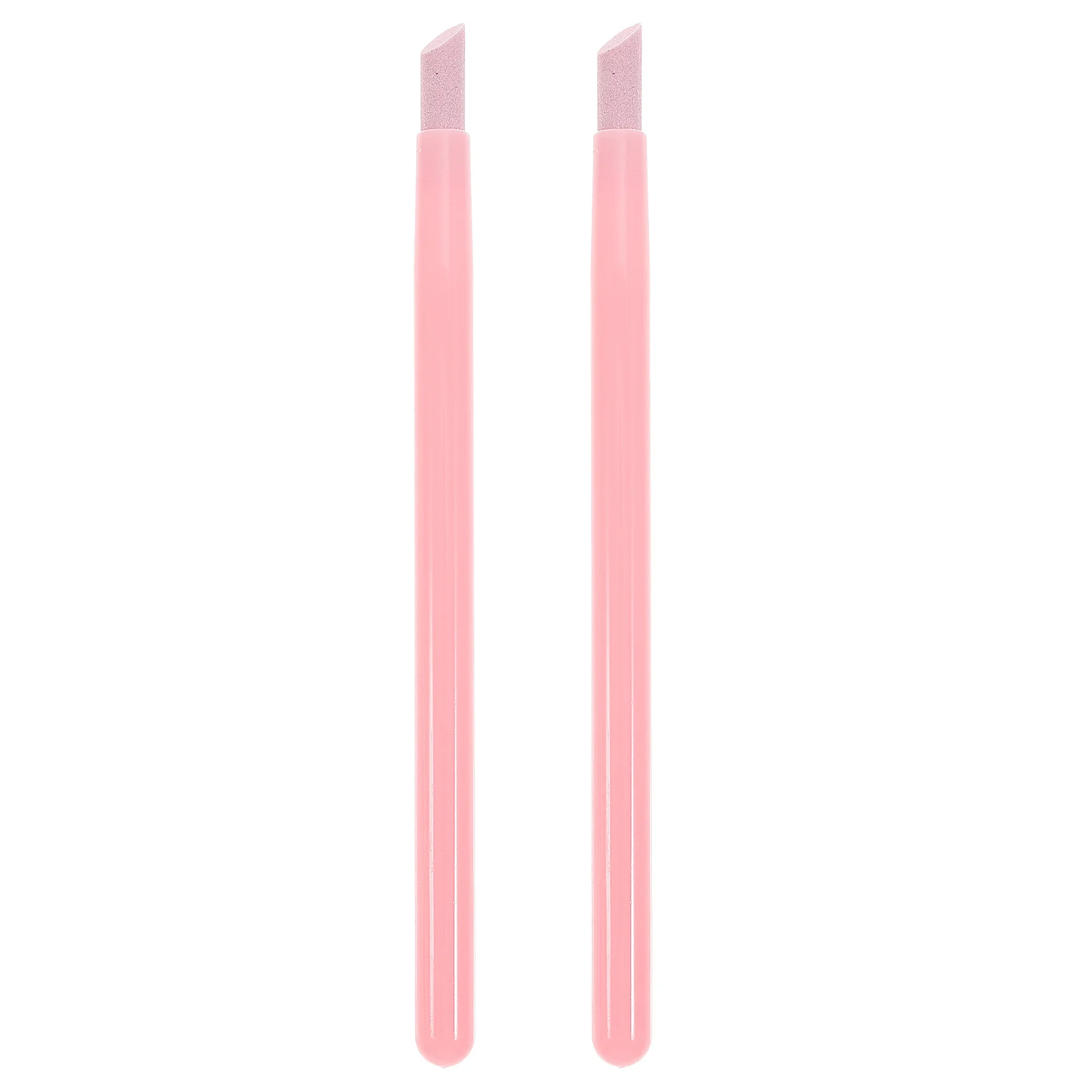 2 قطعة دافعات البشرة عالية الجودة مسمار النقش القلم لتلميع الأظافر إزالة الجلد الميت أدوات مانيكير قابلة لإعادة الاستخدام المهنية #1