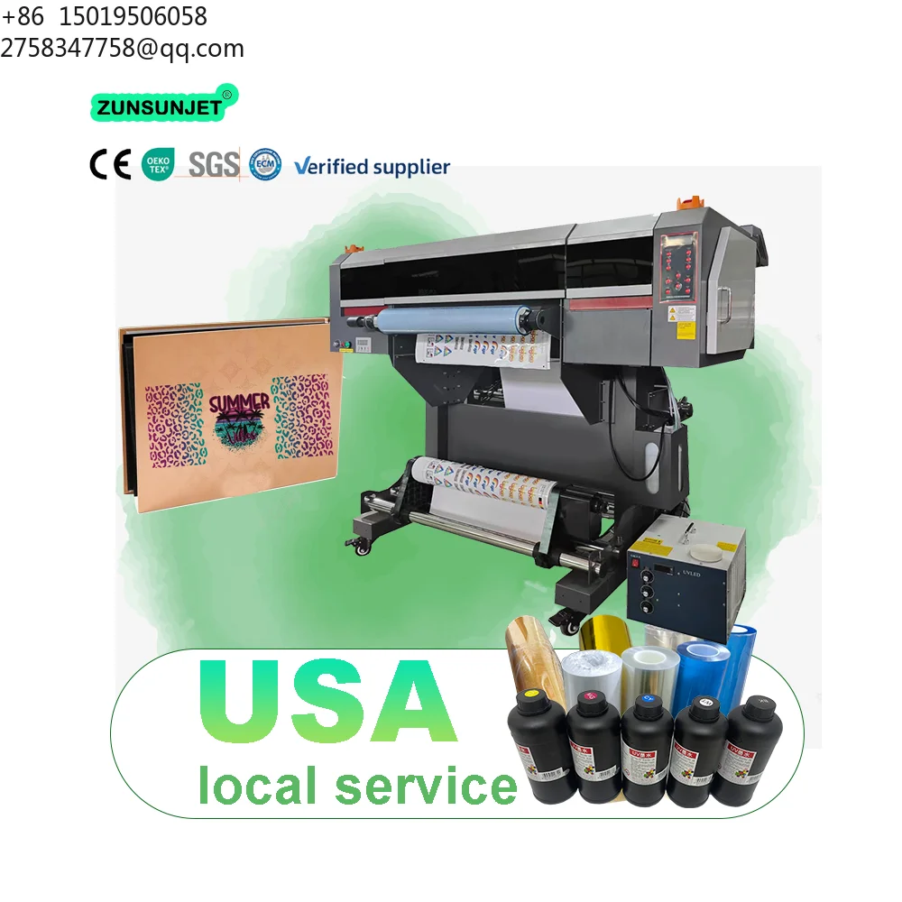 I3200 Head 60cm Three-dimensional logo Sticker Dtf Printer Uv Silicone 3D Tpu Label Dtf Printer Machine for Fabric Textile