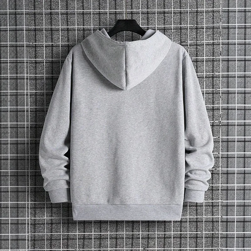 2025 herbst/winter Neue Ankunft männer Hoodie Hohe Qualität Einfarbig Mit Kapuze Sweatshirt Männlich Hause Outdoor Casual mode Pullover – Detail 10
