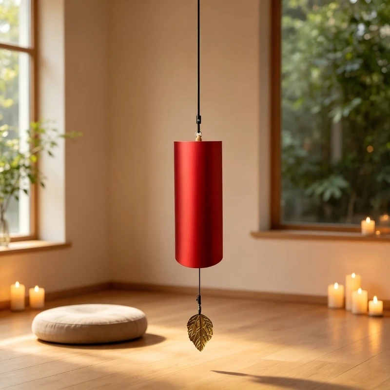 Aluminum Alloy Wind Chimes Meditation Yoga Sound Therapy Bells Outdoor Decorative Hanging Chime Musical Percussion Instrument