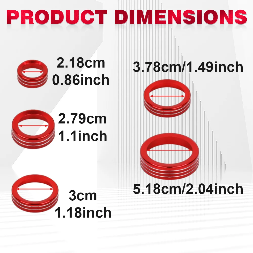 

Red / Blue Center Console Switch Knob for Ford Bronco Sport 2021-2025