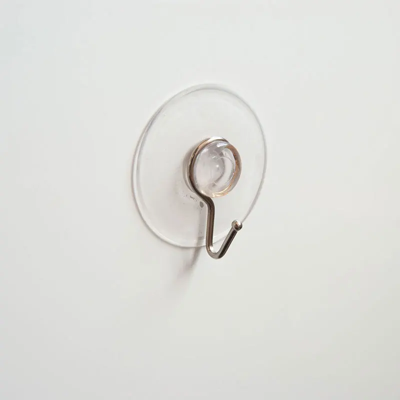 خطاف معدني كوب شفط شفاف ، ملابس ، جاكيت ، 10 نوافذ