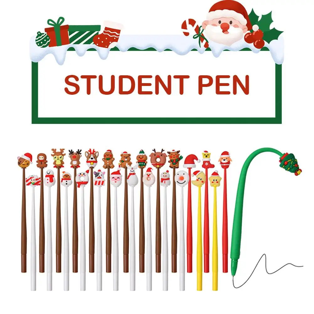 

Christmas Pen with Wobble Santa Topper, Fun Novelty Bobble Pen for Kids, Christmas Party Favor Gift, Cool Writing Tool