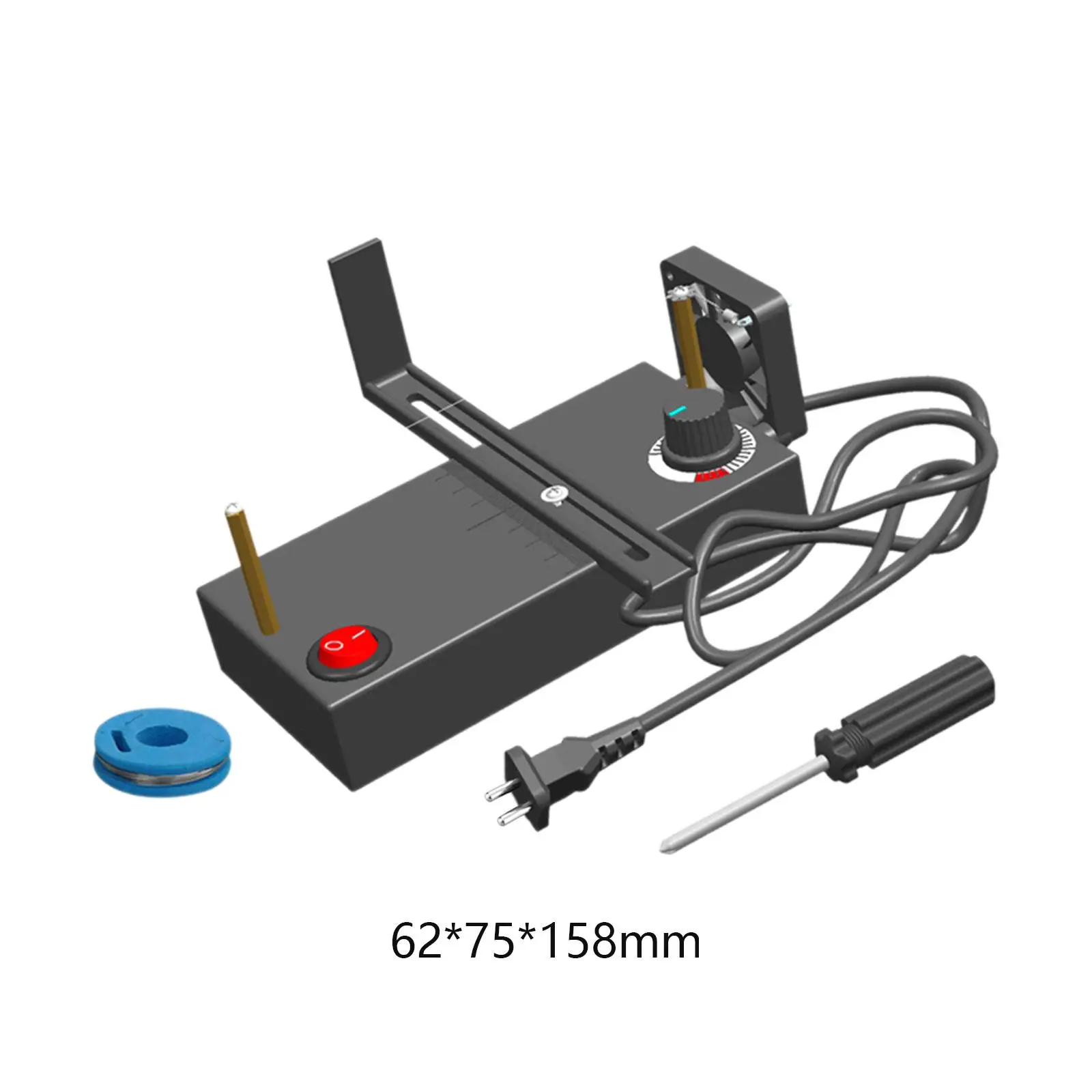 Hot Ribbon Cutter Machine Professional Thermal Cutting Tool with Screwdriver Electric Rope Cutter for Webbing Braided Belt Home