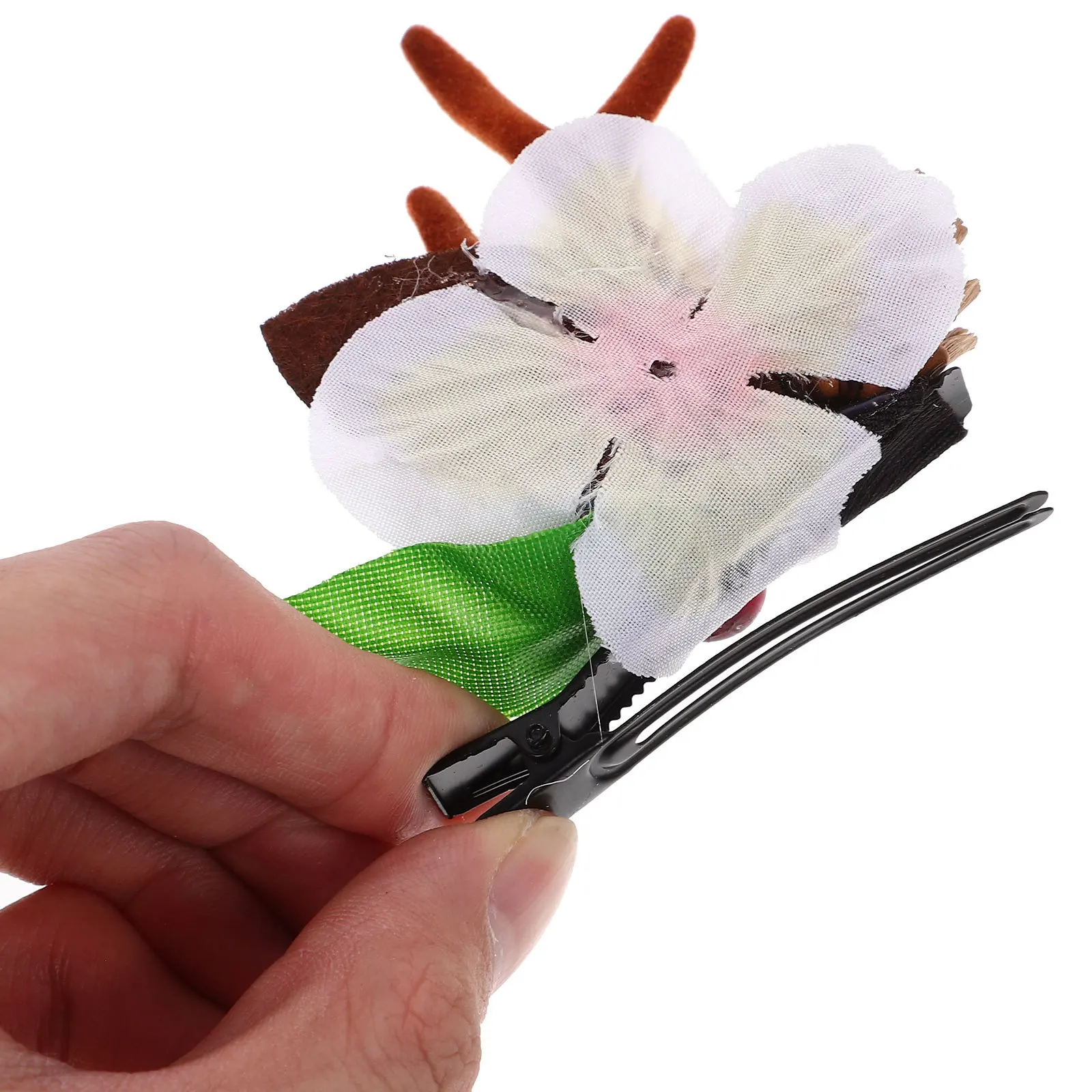 

1 set 1 Set Christmas Antler Hair Clips Headband Girls Women Small Mini Hair Accessories For Xmas Party Daily Wear Lightweight