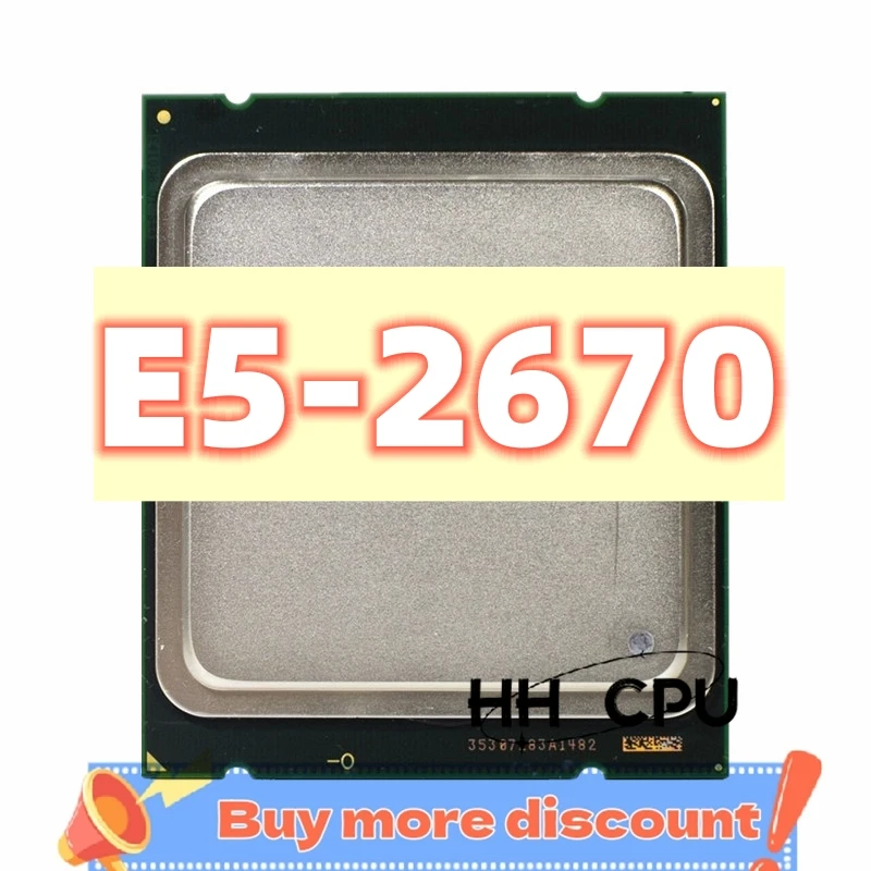 

Xeon E5 2670 2,6 ГГц, 20 МБ кэш-памяти, 8,00 GT/S LGA 2011 SROKX C2 E5-2670 X79