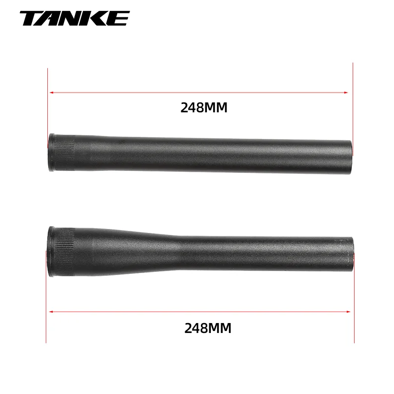 AliExpress TANKE Aluminum Alloy Mountain Bicycle Front Fork Head Tube Air Front Suspension Straight Tapered standpipe Cycling Accessories