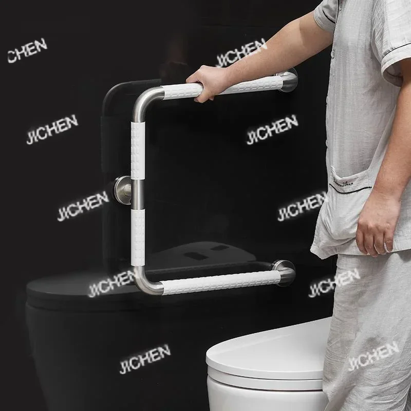 

JC Barrier-free Shower Handle Lift Rod Toilet Bathroom Handle Grip Anti-skid Elderly U-shaped Shower Support Bars Home Improveme